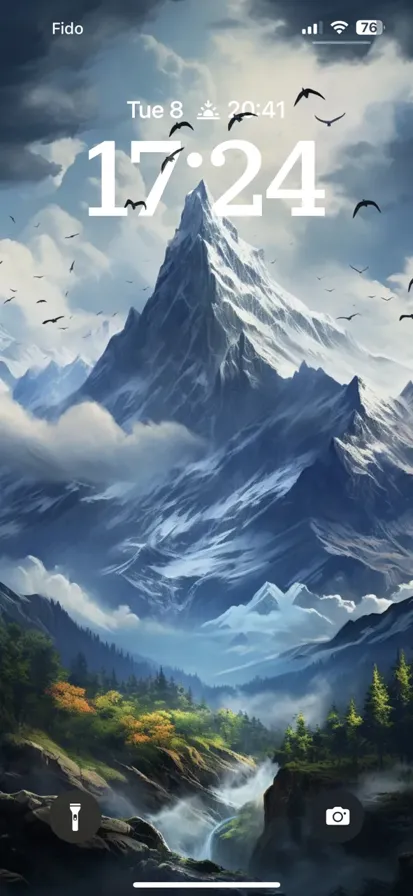 Realistic image of soaring mountain birds against cloudy sky, conveying freedom and motion with their graceful flight.