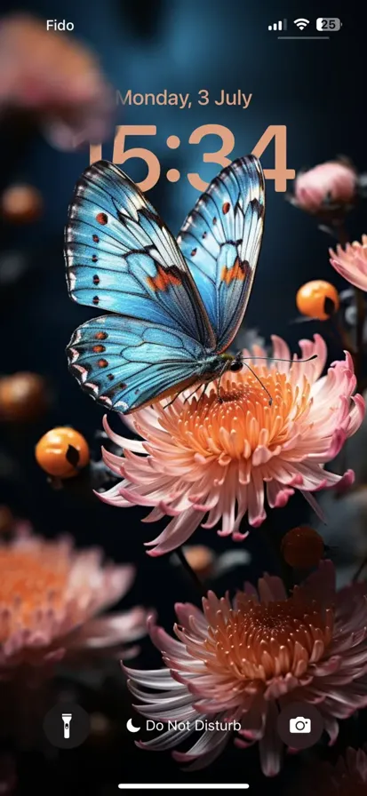 A vibrant butterfly perched on a flower