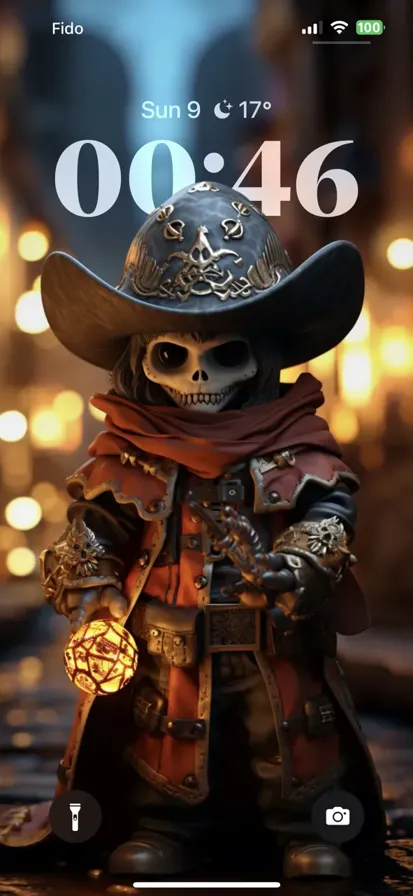 Mexican skull playing RPG.