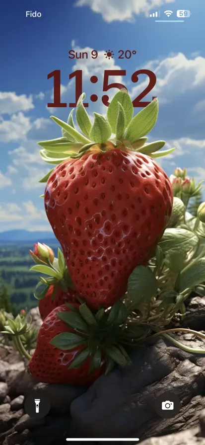 Stunning depiction of vibrant, detailed strawberries, captivating with their realistic colors and textures.