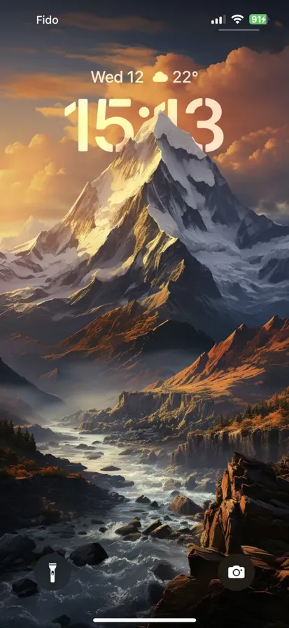 Majestic mountains standing tall as the weather paints a vibrant and captivating scene